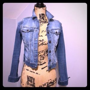Jessica Simpson Crop Jean Jacket